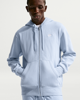 Nike Club Men's Full-Zip Fleece Hoodie. Nike.com
